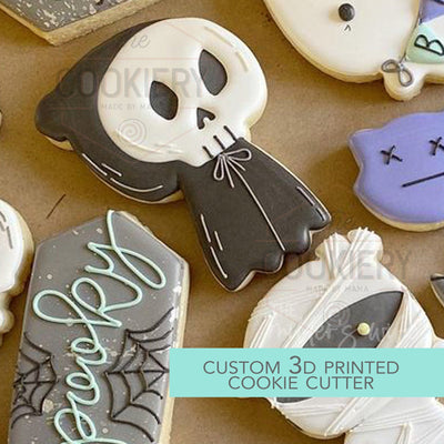 Grim Reaper Cookie Cutter - Halloween - Cookie Cutter -  3D Printed Cookie Cutter - TCK63119