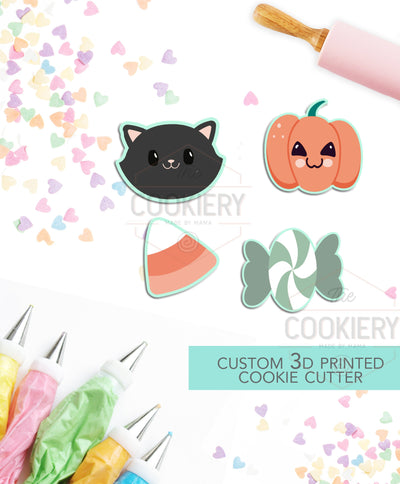 Mini Halloween Cookie Cutters - Mini Scary Cutters - 3D Printed Cookie Cutter - TCK63118 - Set of 4