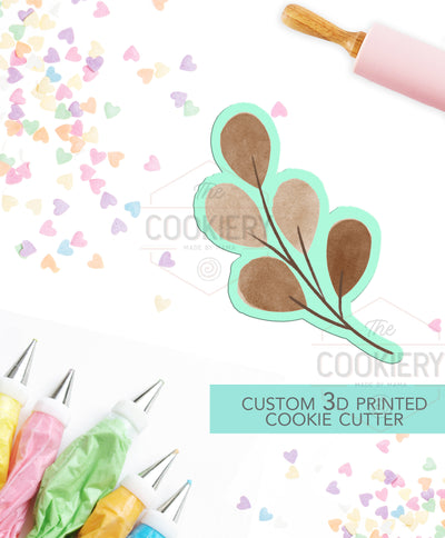 Round Leaf Cookie Cutter, Gardening Cookie Cutter - 3D Printed Cookie Cutter - TCK49132