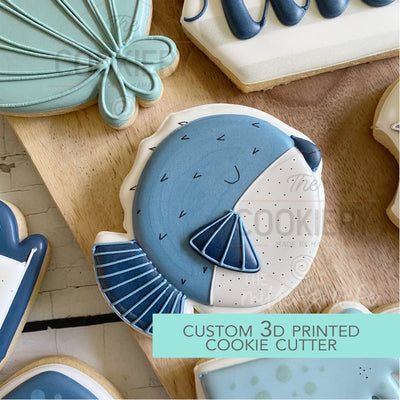 Blowfish Cookie Cutter -  Under the Sea Cookie Cutter -   3D Printed Cookie Cutter - TCK88217