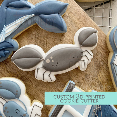 Skinny Crab Cookie Cutter -  Under the Sea Cookie Cutter -   3D Printed Cookie Cutter - TCK88330