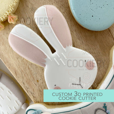 Bunny Head Cookie Cutter - Easter Cookie Cutter -  3D Printed Cookie Cutter - TCK13157