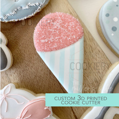 Snow Cone Cookie Cutter -  Summer Cookie Cutter -   3D Printed Cookie Cutter - TCK82137