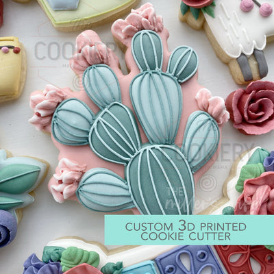 Cactus Cookie Cutter -  Summer Cookie Cutter -   3D Printed Cookie Cutter - TCK82147