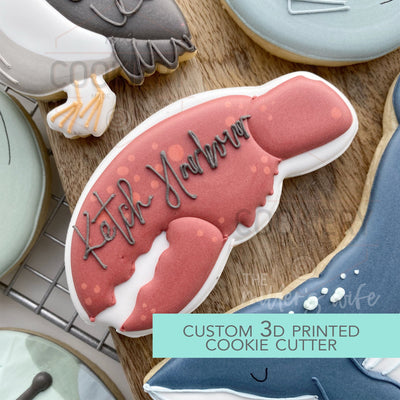 Lobster Claw Cookie Cutter -  Summer Cookie Cutter -   3D Printed Cookie Cutter - TCK82149