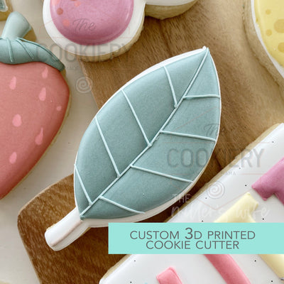 Leaf Cookie Cutter - Tropical Summer Cookie Cutter - 3D Printed Cookie Cutter - TCK25112