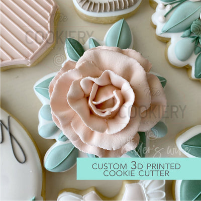 Floral  Cluster Cookie Cutter -  Floral Cookie Cutter -   3D Printed Cookie Cutter - TCK49138