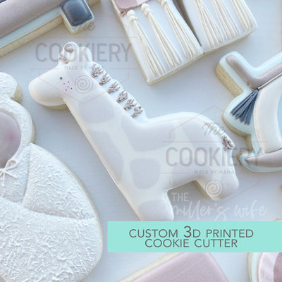 Giraffe Stuffy Cookie Cutter, Baby Shower Cookie - 3D Printed Cookie Cutter - TCK89109
