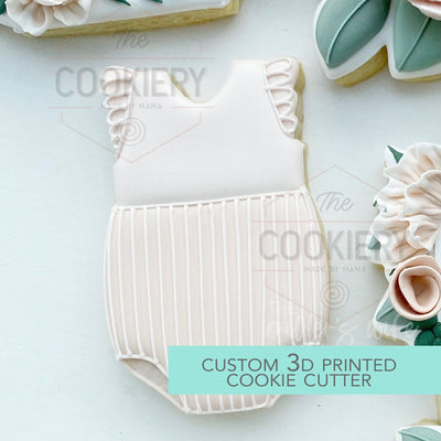 Romper Cookie Cutter -  Baby Shower Cookie Cutter -   3D Printed Cookie Cutter - TCK32143