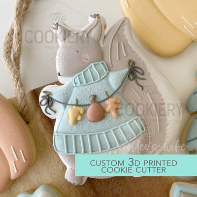 Squirrel Cookie Cutter - Cute Woodland Cookie Cutter - Cookie Cutter -   3D Printed Cookie Cutter - TCK82160