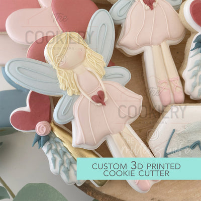 Fairy I love you Fairy Much Cookie Cutter- Valentine's Day Cookie Cutter -  3D Printed Cutter - TCK47141