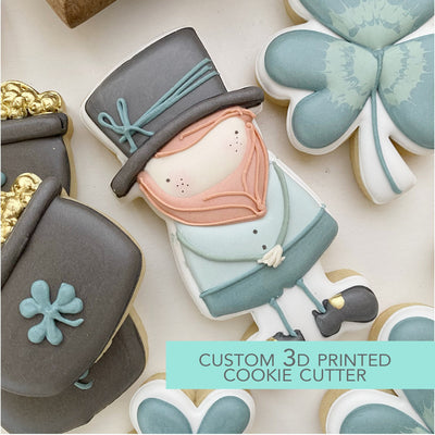 Leprechaun Cookie Cutter - St Patrick's Day - 3D Printed Cookie Cutter - TCK38116