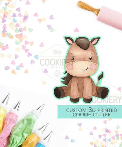 Horse Cookie Cutter -  Cookie Cutter - 3D Printed Cookie Cutter - TCK34177