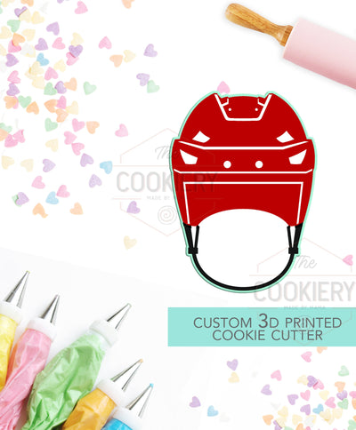 Hockey Helmet  Cookie Cutter -  Canada Day Cookie Cutter 3D Printed Cookie Cutter - TCK64118