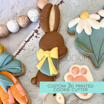 Tall Skinny Chocolate Bunny -  Easter Cookie Cutter  - 3D Printed Cookie Cutter - TCK89140