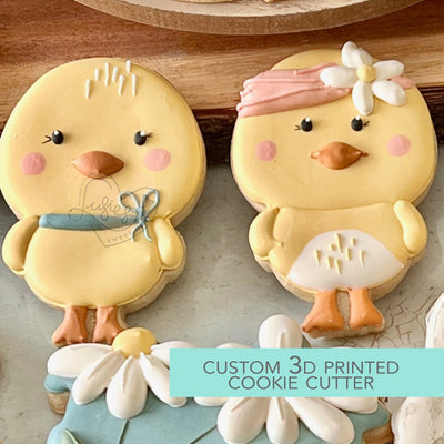 Cute Duckling Cookie cutter -  Easter Cookie Cutter  - 3D Printed Cookie Cutter - TCK89142