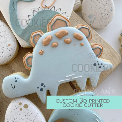 Dinosaur Cookie Cutter - Cute Dino Cookie Cutter -  3D Printed Cookie Cutter - TCK34188