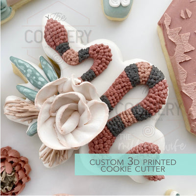 Boho  Snake   -  Summer Cookie Cutter -   3D Printed Cookie Cutter - TCK42113