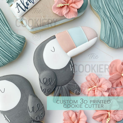Toucan Cookie Cutter -  Summer Cookie Cutter -   3D Printed Cookie Cutter - TCK29124