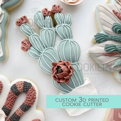 Cactus Cookie Cutter -  Summer Cookie Cutter -   3D Printed Cookie Cutter - TCK42108