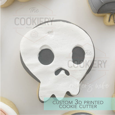 Skull - Halloween Cookie Cutter - 3D Printed Cookie Cutter - TCK62187