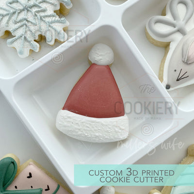 Santa Hat Cookie cutter - Christmas Cookie Cutter - 3D Printed Cookie Cutter - TCK87206