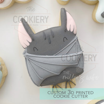 Cute Bat - Halloween Cookie Cutter - 3D Printed Cookie Cutter - TCK62179