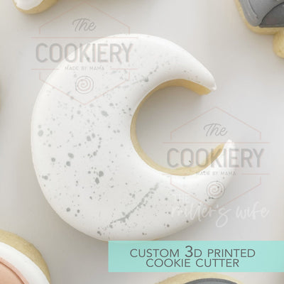 Crescent Moon - Halloween Cookie Cutter - 3D Printed Cookie Cutter - TCK62185