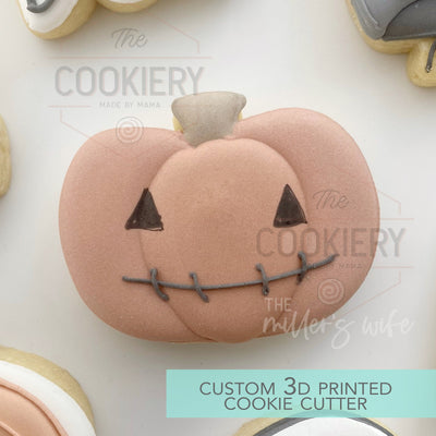 Pumpkin - Halloween Cookie Cutter - 3D Printed Cookie Cutter - TCK62186