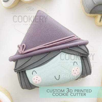 Witch Face - Halloween Cookie Cutter - 3D Printed Cookie Cutter - TCK62193