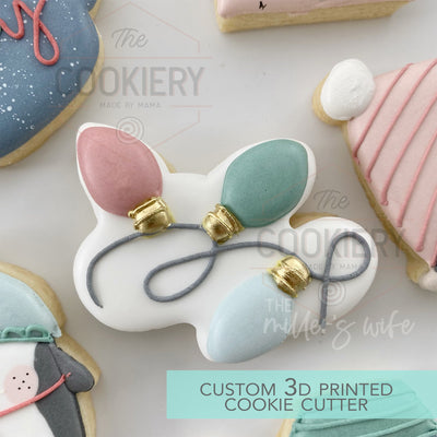 Christmas Lights Cookie cutter - Christmas Cookie Cutter - 3D Printed Cookie Cutter - TCK87221