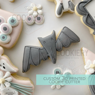 Spooky Bat Cookie Cutter - Halloween Cookie Cutter - 3D Printed Cookie Cutter - TCK63149