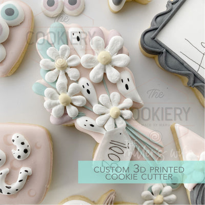 Ghost Boo-quet Cookie Cutter - Halloween Cookie Cutter - 3D Printed Cookie Cutter - TCK63147