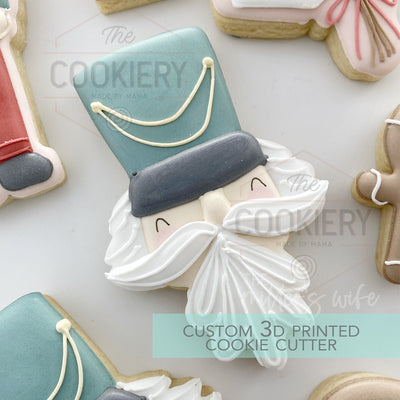 Nutcracker Head Cookie Cutter - Christmas Cookie Cutter - 3D Printed Cookie Cutter - TCK87234