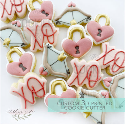 Valentine's Minis Cookie Cutter Set - Mini Cookie Cutters - 3D Printed Cookie Cutter - TCK47180 - Set of 3