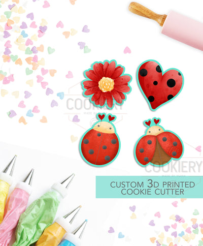 Valentine's Minis Cookie Cutter Set - Mini Cookie Cutters - 3D Printed Cookie Cutter - TCK47164 - Set of 4