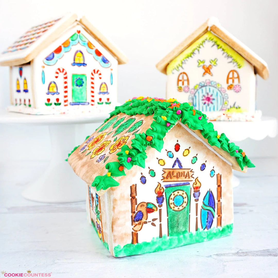 Gingerbread house cookie cutter set outlet